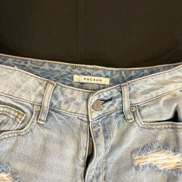 PacSun Light Blue Distressed Skinny Jeans - Picture 3 of 8